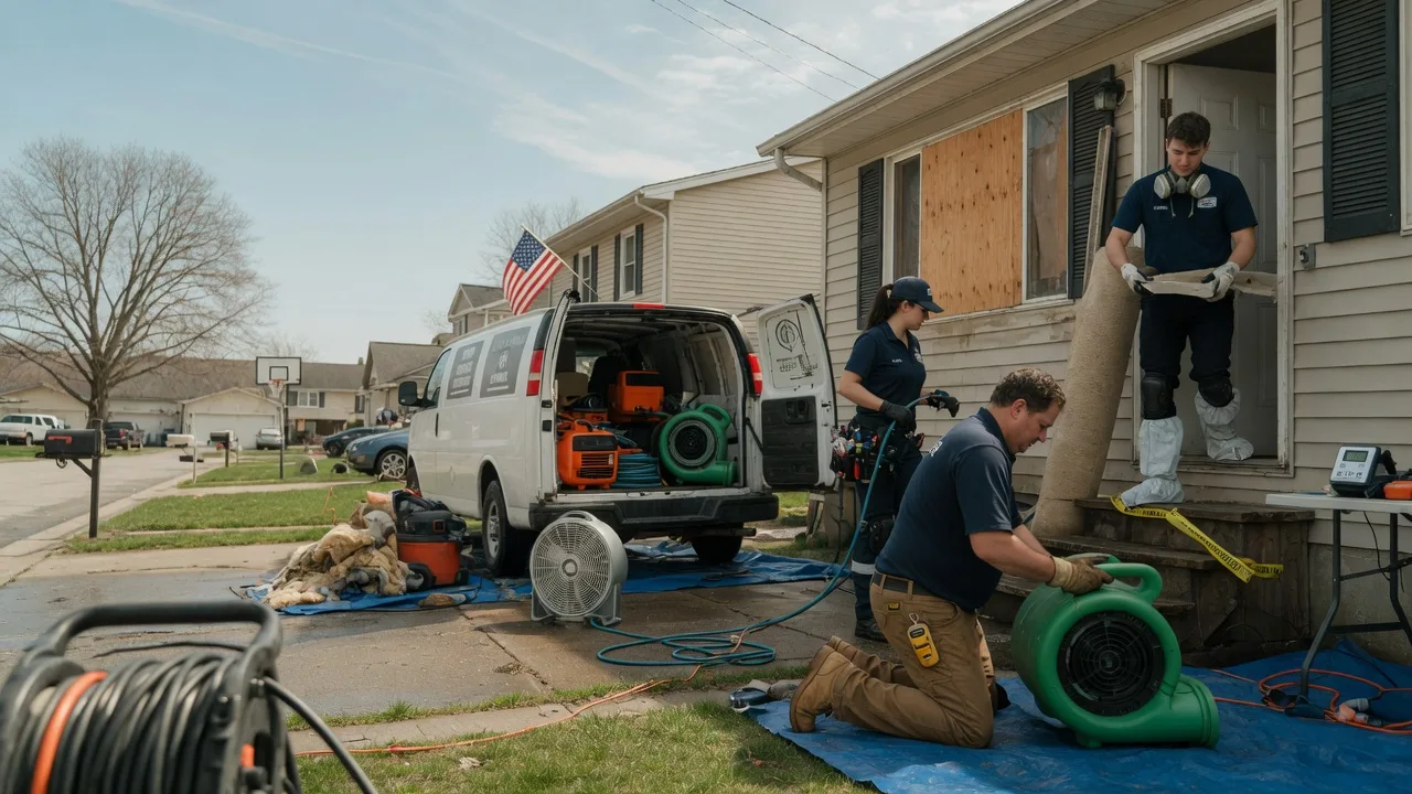 Water Damage Restoration in Cushing, WI near me